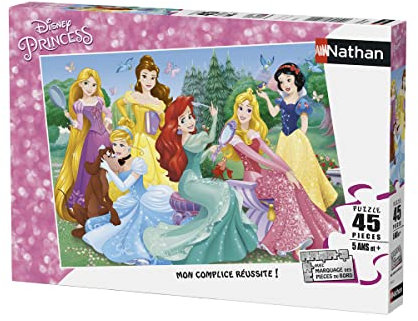Nathan – Disney Princess Puzzle Begegnung mit Die Prinzessin 45 teilig, 86537