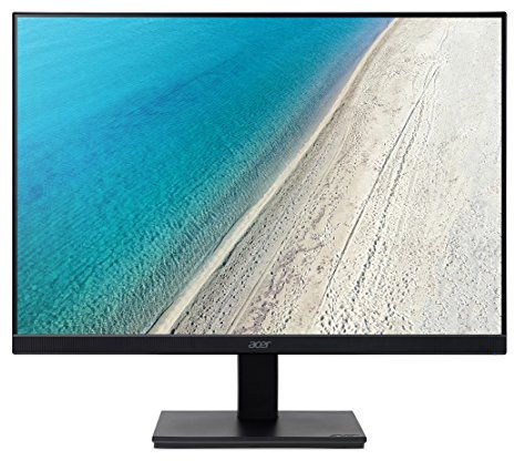 Acer V247Ybmix Monitor da 23.8, Display IPS Full HD (1920x1080), 75 Hz, Formato 16:9, Luminosità 250 cd/m², Tempo di Risposta 4 ms, VGA, HDMI, Speaker Integrati, Adaptive Sync, Nero