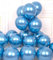 AULE Palloncini Blu Metallizzati: 50 Pezzi 30cm Palloncini Elio Blu per Feste Palloncini Azzurri Palloncino in Lattice Decorazioni per Gender Reveal Baby Shower Laurea Compleanno