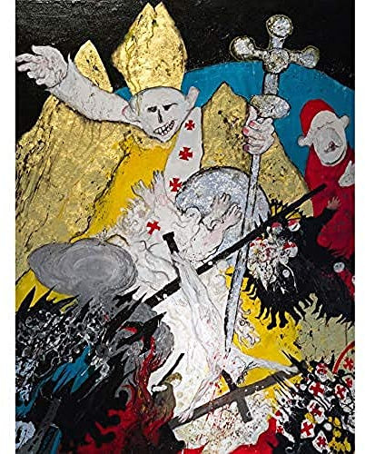 Artery8 Guido Zingerl In Nomine Patris Painting Art Print Canvas Premium Wall Decor Poster Mural Malerei Wand Deko