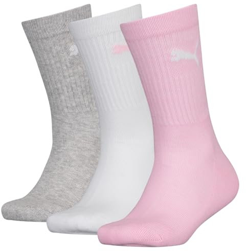 PUMA Unisex Kinder Crew Socken, Rose Water, 31-34 EU