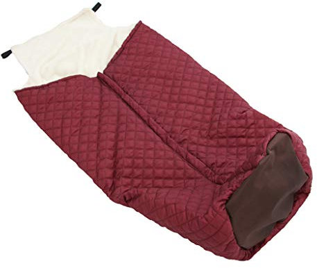 Milageto kuschelig Rollstuhlsack Rollstuhl Fußsack Warm Gefütterter Schlupfsack für Rollstuhlfahrer - 51,48 x 25,35