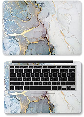 BIJIHUA Laptop Skin Sticker - Marble Decal 12/13/14/15/17 Inch Laptop Decor