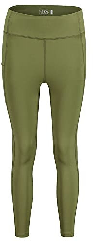 Maloja GoldsternM. 1/1 Yoga Hose Damen oliv