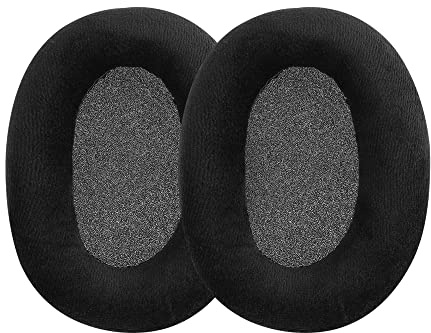 kwmobile 2X Velours Ohr Polster für Sennheiser HD660S / HD565 / HD580 / HD600 / HD650 Ohrpolster - Ersatz Ohrpolster - Kopfhörer Ersatzteile - Kopfhörer Ersatzpolster für Over Ear Headphones