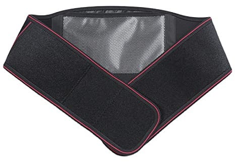 Unisex Elektrischer Heizgürtel für Rücken und Bauch Rückenwärmer Heizkissen Karbonfaser-Knopfgürtel heiße Kompresse warm halten Nierenwärmer für Rückenschmerzen, Uteruskälte, Magenschmerzen
