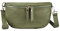 OBC Made in Italy Damen Leder Tasche Handytasche Gürteltasche Crossbody Hüfttasche Bauchtasche Umhängetasche Cross-Over Bodybag Schultertasche Kosmetiktasche Olivgrün