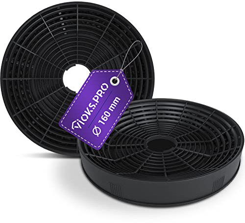Vioks.pro Kohlefilter Dunstabzugshaube Set 2x Ersatz für 1160826 & KF17146 Amica Aktivkohlefilter Dunstabzugshaube FH 17161 E, KH 17190 E, IH 17200 E
