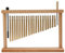 Windspiel mit 20 Noten und Schlägeln, goldfarben