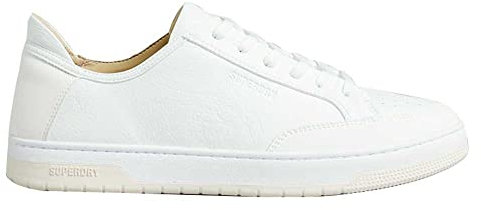 Superdry Herren VEGAN Basket Low TOP Kapuzenpullover, weiß (Vintage White), 44 EU