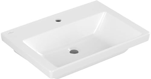 V&B Schrank-Waschtisch Subway 3.0 65x47cm, eck., m 1 HL/o Überlauf, weiß