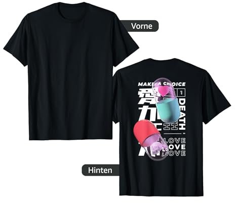 Backprint: Techno Musik Vaporwave EDM Party Raver Festival T-Shirt