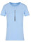 Armani Exchange Girl's Route 66, Maglietta con Logo Frontale, Trasparente, XS T-Shirt, Blue River, Donna