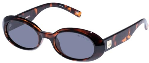 Le Specs WORK IT! DARK TORT - Polarisierte Sonnenbrille für Damen und Herren Ovale Rahmenform mit hohem UV-Schutz LSP2452393