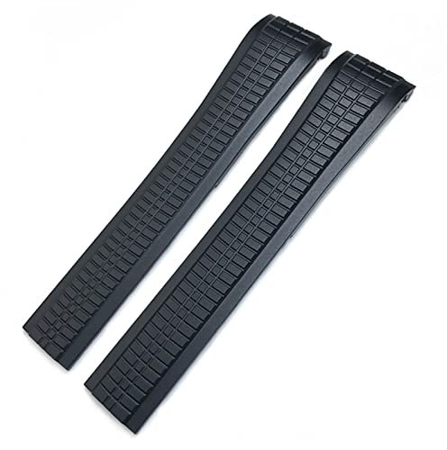 TINTAG 21mm Bunte Fluorous Gummi Uhrenarmbänder Für Patek Philippe 5164A 5167A AQUANAUT Philippe Serie Schmetterling Schnalle Silikon Uhrenarmband, NO Buckle, Achat