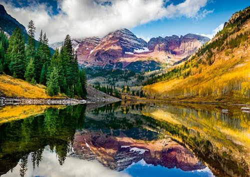 Ravensburger Aspen Colorado USA 1000 Piece Jigsaw Puzzles for Adults and Kids Age 12 Years Up