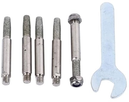 5-teiliges Diamant-Kettensägen-Schärfstein-Bit für 404-Kette, Hohe Härte, Polier-Schleiffeile mit Praktischer Verwendung für Elektrische Sägen