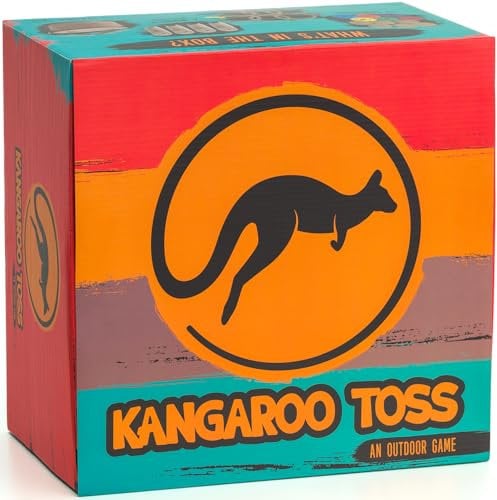 Kangaroo Toss - Official Set - Outdoor Games - Beach Toys - Yard Games - Backyard Games - Lawn Games - Camping Games - Ladder Toss - Bocce - Cornhole - For Adults and Family