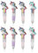8 Stück Einhorn Kugelschreiber,4 farben Mehrfarbig Stifte Druckstift Multifunktion Marker Süße Multicolor Farbwechselstifte für Schüler Geschenk