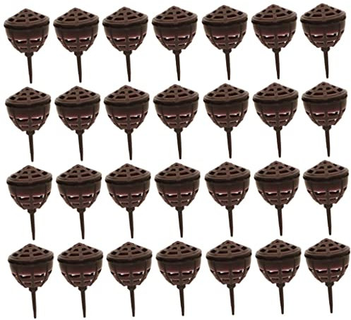 Bonsai Fertilizer Basket, Bonsai Fertilizer Basket Reusable Plastic Garden Tool Cover Box Basket Pots for Flower Plant Succulents 100PCS Bonsai Tree Fertilizer Bonsai Fertilizer Bonsai Food