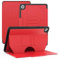 Case for Samsung Galaxy Tab A9 Plus/A9+ 2023 11 inch, Business Shockproof Cover with Auto Sleep/Wake, Multi-Angle Stand & Card Slot for Galaxy Tab A9+ (SM-X210/SM-X215/SM-X216/SM-X218), Red
