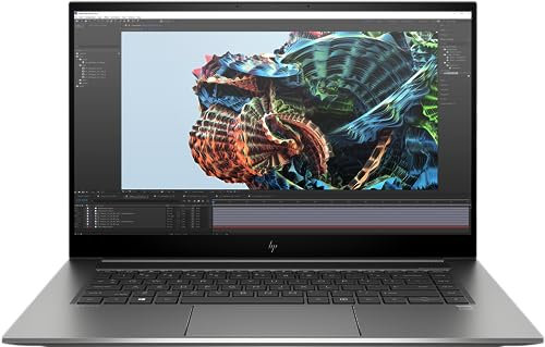 HP ZBook Studio G8 15.6” FHD, i9-11950H (8 Cores, 2.6/5.0GHz), Nvidia RTX A2000, 2TB PCIe Gen 4.0x4 NVMe, 32GB DDR4, FPR, SD Card Reader, WIFI 6 & BT 5.1, UK Backlit Keys, Windows 11 Pro (Renewed)