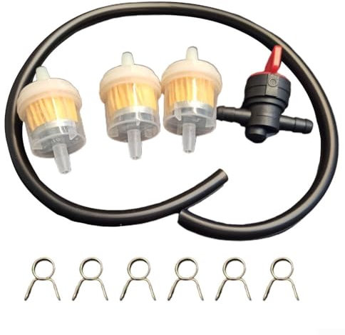 Kit de raccordement de tuyau avec 1 robinet, 3 filtres et colliers de serrage pour une utilisation optimale