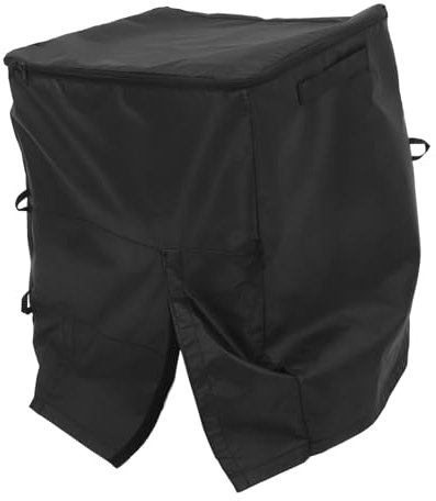 CAXUSD Hot Tub Insulated Pump Cover and Heater Protective Dustproof Cover for Outdoor Spa Bathtub Black Weather-resistant Waterproof Heating Pump Shelter