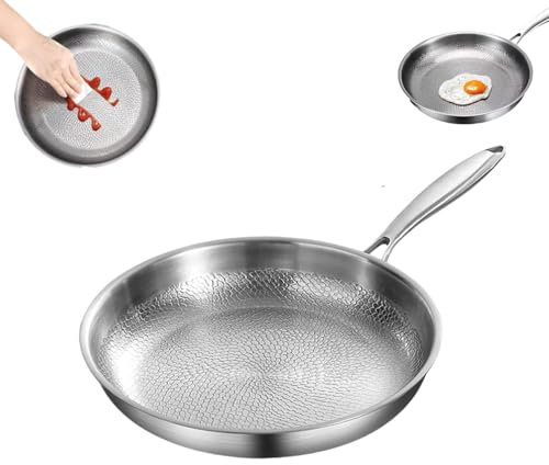 Wynfelo Titanium Hammered Pan Pro, 2025 New Multifunctional Ultra-Durable Scratch-Resistant Non Stick, Even Heating For Cooking