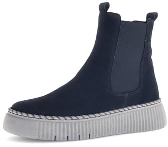 Gabor Damen Chelsea Boots, Frauen Stiefeletten,Best Fitting,Booties,halbstiefel,Kurzstiefel,uebergangsschuhe,Pazifik (EL.Uni),39 EU / 6 UK