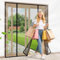 Nero 110x230cm Zanzariera Porta Magnetica con Striscia Autoadesiva – Installazione Facile e Rapida – Protezione da Insetti per Casa e Terrazza