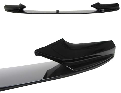 JOM Frontspoilerlippe für BMW 5er F10 Limo F11 Touring 2010-17 glänzend ABE | Splitter, PP-Kunststoff, glänzend, Schwarz, mit ABE, fahrzeugspezifisch, passgenau