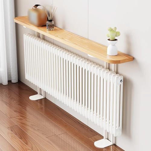 WXXSHGDW Radiator Top Shelf, Sofa back shelf, radiator cover, wooden tabletop, Can support 220 lbs, for family living rooms and offices(Yellow,200x15x82cm/79x6x32in)