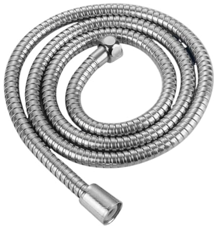 Ersatz-Brauseschlauch, Edelstahl, silberfarben, 60, 200 cm (80 cm)