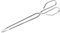 Fackelmann Food&More Tenacillas Cocina con Palas en acero inoxidable. 40x8,5x4,3cm.1 ud