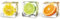 Eurographics DG-DT5078 Deco Glass, Glasbild, Fruits In Cubes, 30 x 80 cm