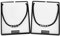 Equilibrium Men's Black Leather Necklace (7570) - Assorted