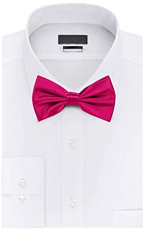 Trimming Shop Nœuds Papillon pré-noués pour Homme - Cravate élégante en Polyester satiné de Couleur Unie avec Sangle Ajustable pour Un Usage décontracté et Formel, pour Une fête de Mariage