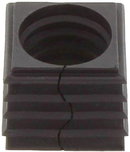 CONTA-CLIP 28670.4 Kabeldurchführungssystem Kdsclick, Dichtelement KDS-De 15-16 BK, Montageart: Stecken, Länge x Breite: 20, 3 mm, Kabeldurchmesser Max.: 16 mm, IP 66, Farbe: schwarz, 10 Stück