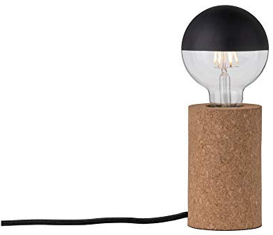 Paulmann 79741 Neordic Tona Tischleuchte max. 1x20W Tischlampe für E27 Lampen Nachttischlampe Kork 230V ohne Leuchtmittel