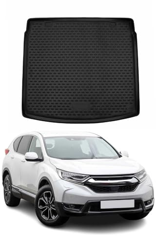OMAC Kofferraumwanne für Honda CR-V 2018-2022 TPE Schwarz | Kofferraummatte, Laderaumwanne, Allwetter, fahrzeugspezifisches Produkt, Antirutsch, 3D-Passform, wasserdicht