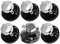 bartyspares® SIX STOVES & NEW WORLD Gas Oven Flame Control Knob Hob Cooker Switch Silver Black