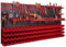 88 Boîtes empilables 170 x 78 cm - Ã‰tagère murale extensible - Système de rangement - Système de rangement - Ã‰tagère en plastique