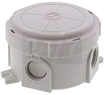 WISKA Combi 304 304/3X221-413 Light Grey IP66 Weatherproof Outdoor External Junction Box with 3X WAGO 221-413 Connectors by 24/7 Electrical Wholesale