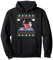 Süßer Yoga-Pose Santa Ugly Christmas Sweater Xmas Lovers Pullover Hoodie