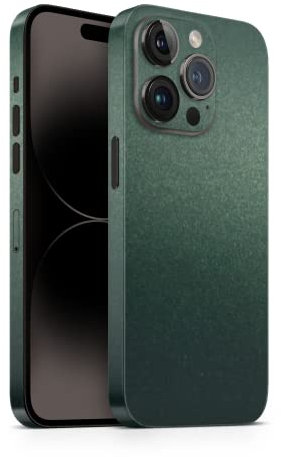 TF Skins Skin adatta per iPhone 13 Pro Max Skin/pellicola protettiva per la parte posteriore e i lati con protezione per fotocamera da graffi (verde pine)