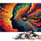 Puzzle für Erwachsene, Mädchen in Trance, KI-Kunst, 1000-teiliges Puzzle für Erwachsene, Holzpuzzle für Erwachsene und Kinder ab 12 Jahren, Familienspiele, Weihnachts- und Geburtstagsgeschenke,