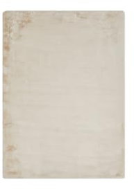 -LUXOR- living Kunstfell Coste Flauschiger Teppich Schlafzimmer - ideal zur Verwendung als Bettvorleger Schlafzimmer - gemütlicher Fellteppich Lammfell Imitat 80 x 150 cm Beige
