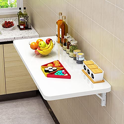 SZITW An der Wand montierter Klapptisch für die Küche, Computerarbeitsplätze für die Arbeit im Heimbüro, klappbarer Wandtisch, schwebender Laptop-Schreibtisch, zusammenklappbarer PC-Tisch, Wandsch