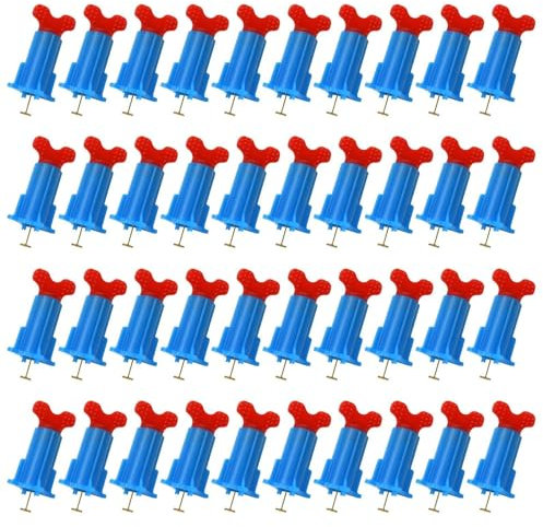 Moreeulsi Bodenausgleichsmasse für Fliesen,Fliesenausgleichsmasse - Werkzeuge für Bodenausgleichsmasse, Unterlegscheiben | Fliesenwerkzeuge wiederverwendbare Bodenausgleichsmassen 40X, schnell